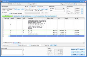 See all quotes at a glance, whether draft, printed or already invoiced ...