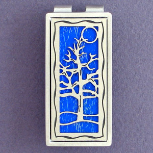 Engravable Tree of Life Money Clip (Choose Silver or Gold)