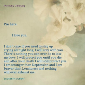 ... more comforting than the gentle reassurance of your higher self