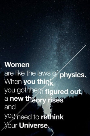 Women Physics Universe
