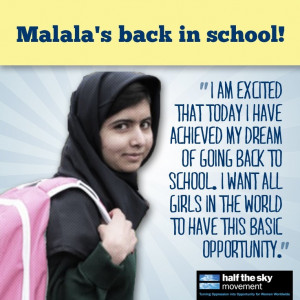 girl of amazing strength. malala.. This is just one of the reasons our ...