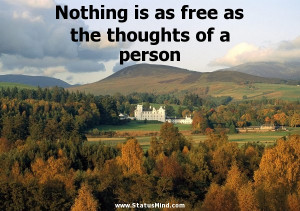 ... the thoughts of a person - Richard Aldington Quotes - StatusMind.com