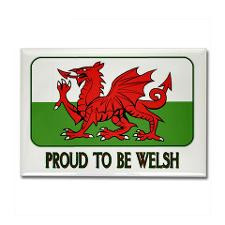 Proud To Be Welsh... Oblong Magnet for