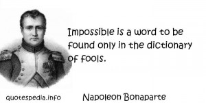 Famous quotes reflections aphorisms - Quotes About Art - Impossible is ...