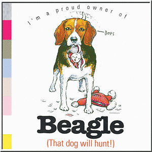 Proud-Owner-Of-A-Beagle-T-Shirt-S-M-L-XL-2X-3X-4X-5X-Hunting-Dog-Breed ...