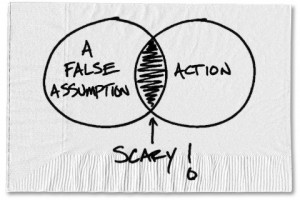 Assumptions Lead to false assumptions