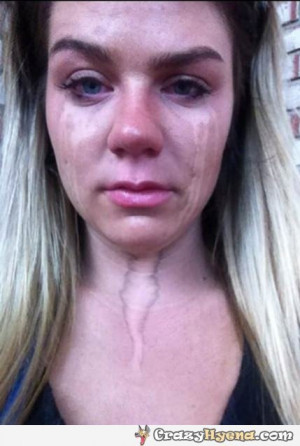 Never cry after getting a spray tan