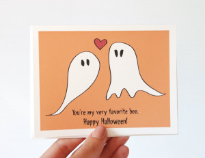 Halloween Card - You're My Very Favorite Boo - I Love You Card ...