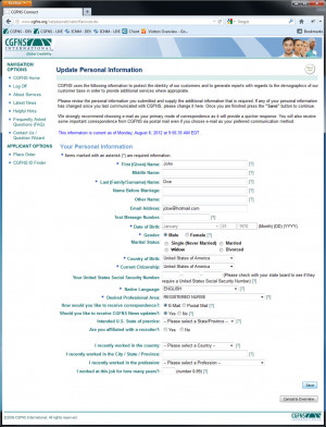 The Credentials Evaluation