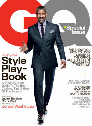 Like Fine Wine: Denzel Washington Covers GQ’s Style Playbook [PHOTOS ...