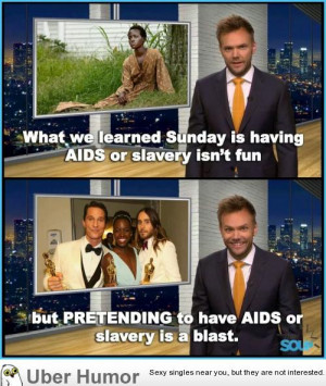 The thing people learned by watching the Oscars last Sunday