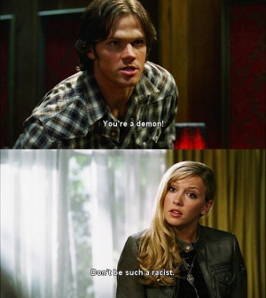funny, katie cassidy, lol, ruby, sam winchester, supernatural