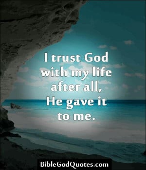TRUST IN GOD!