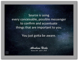 Source is using every conceivable, possible messenger to confirm and ...