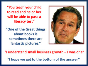 FUNNY GEORGE BUSH QUOTES