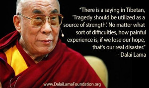 dalai lama on tragedy