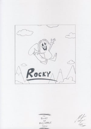 Rocky The Flying Squirrel Coloring Page Rocky the flying squirrel.