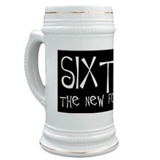 60th birthday, 60 the new 40 Stein for