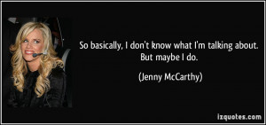 Jenny Mccarthy Quotes
