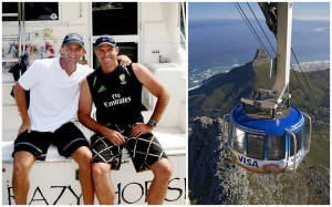 When Matthew Hayden climbed on top of a cable car to have his 'Titanic ...