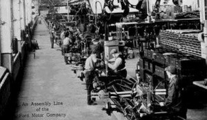 Henry Ford Model T Assembly Line