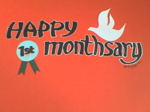 Happy 4th Monthsary Message
