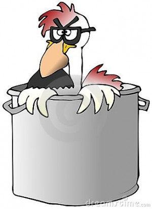 Funny Cartoon Chicken Soup