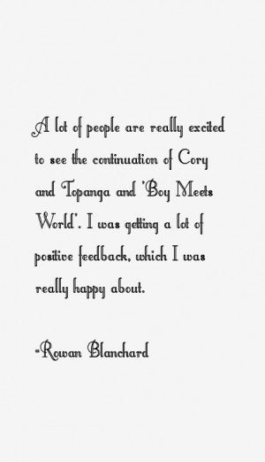 Rowan Blanchard Quotes & Sayings