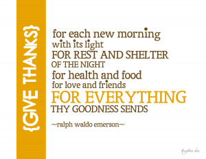 Giving Thanks: Thanksgiving Printables