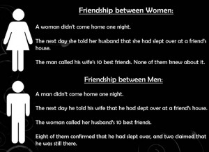 Friendships between men and women