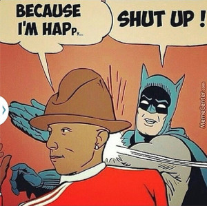 Pharrell vs. Batman - Happy Slap