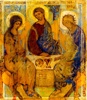 Andrei Rublev's icon of the Holy Trinity: Re-interpreted as the Holy ...
