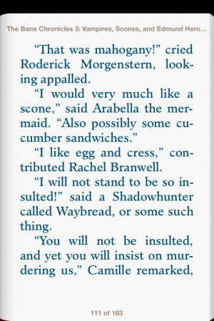 ... instruments crossover in the bane chronicles! 