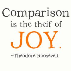 Stop comparing yourself to others! Day 24 of 31 Days of Positive ...