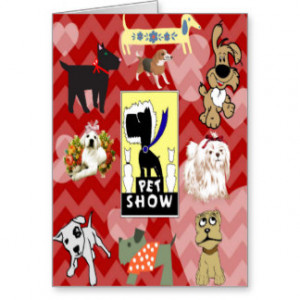 CUTEST HOLIDAY GREETING CARDS - DOGS - PET SHOW