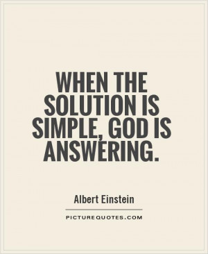 Albert Einstein Quotes God Quotes Solution Quotes