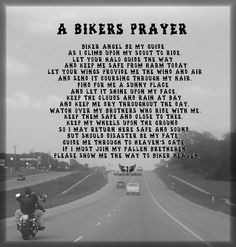 Biker's Prayer More