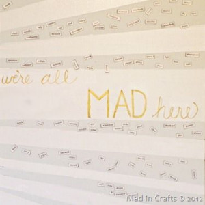 Craft Room: Magnetic Quote Door