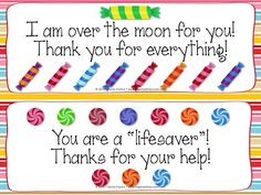 Zippin Down the Freebie Trail - The Organized Classroom Blog Candy Bar ...