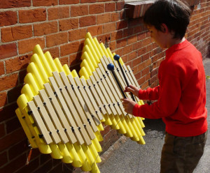 Imbarimba xylophone outdoor musical instrument