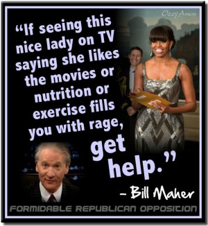 Bill Maher's Response to ODS and the Politicization of Everything