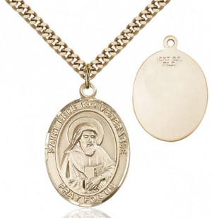 St. Bede the Venerable Medal - 14KT Gold Filled