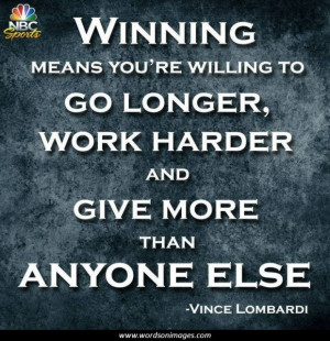 Vince lombardi quotes