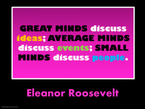 Eleanor Roosevelt-Great Minds
