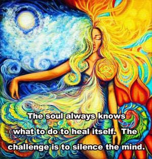 silencing the mind...