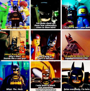 Batman in The Lego Movie(: