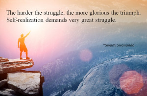 Recovery #quote about triumph by #Savananda The harder the struggle ...