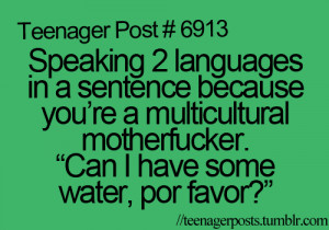 funny, languages, motherfucker, multicultural, quotes, so true, teen ...
