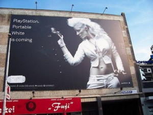 This PSP billboard wasn't widely published.