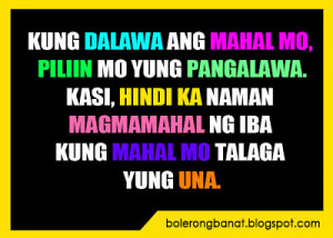 Tagalog Quotes Patama Sa Malalandi Banat - cheezy quotes